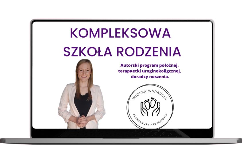 mockup do kursu szkoła rodzenia